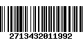 Código de Barras 2713432011992