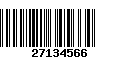 Código de Barras 27134566