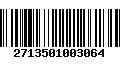 Código de Barras 2713501003064