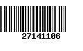 Código de Barras 27141106