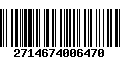 Código de Barras 2714674006470