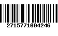 Código de Barras 2715771004246