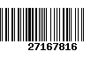 Código de Barras 27167816