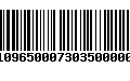 Código de Barras 272109650007303500000365