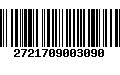 Código de Barras 2721709003090