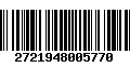 Código de Barras 2721948005770