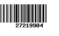 Código de Barras 27219904