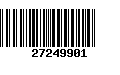 Código de Barras 27249901