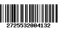 Código de Barras 2725532004132