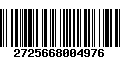 Código de Barras 2725668004976