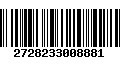 Código de Barras 2728233008881