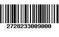 Código de Barras 2728233009000