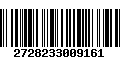 Código de Barras 2728233009161