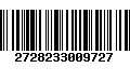 Código de Barras 2728233009727