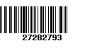 Código de Barras 27282793