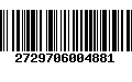 Código de Barras 2729706004881