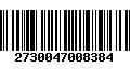 Código de Barras 2730047008384