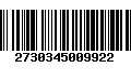 Código de Barras 2730345009922