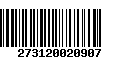 Código de Barras 273120020907