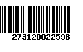 Código de Barras 273120022598