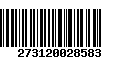 Código de Barras 273120028583