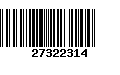 Código de Barras 27322314