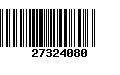 Código de Barras 27324080