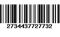 Código de Barras 2734437727732