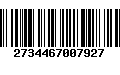 Código de Barras 2734467007927