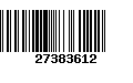 Código de Barras 27383612