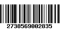 Código de Barras 2738569002835