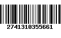 Código de Barras 2741310355661