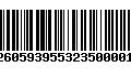 Código de Barras 274260593955323500001345