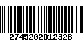 Código de Barras 2745202012328