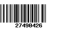 Código de Barras 27490426