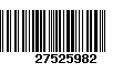 Código de Barras 27525982