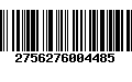 Código de Barras 2756276004485