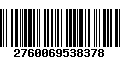 Código de Barras 2760069538378