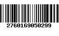 Código de Barras 2760169050299