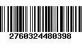 Código de Barras 2760324480398