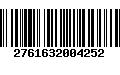 Código de Barras 2761632004252