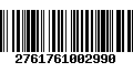 Código de Barras 2761761002990