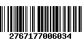 Código de Barras 2767177006034