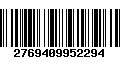 Código de Barras 2769409952294