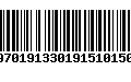 Código de Barras 276970191330191510150000