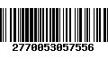 Código de Barras 2770053057556