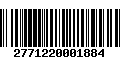 Código de Barras 2771220001884