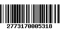 Código de Barras 2773170005318