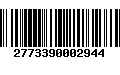 Código de Barras 2773390002944