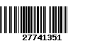 Código de Barras 27741351